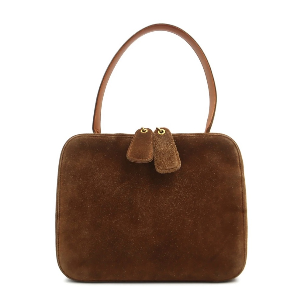 CHANEL Leather Shoulder Bags
Suede Top Handle Bag